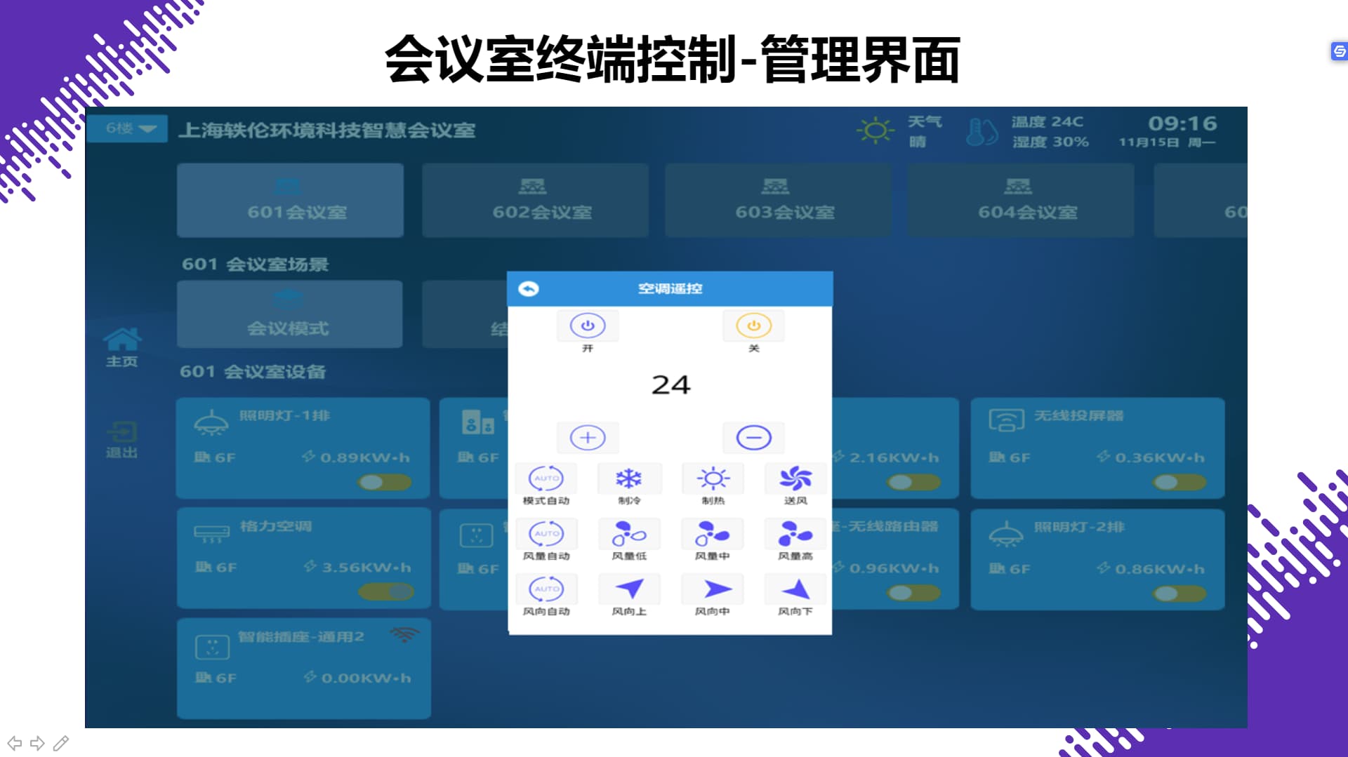會議室聯(lián)動系統(tǒng)終端